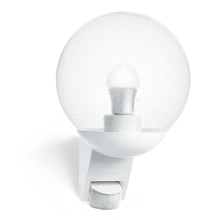STEINEL L 585 S 005917 IP 44 white / clear светильник с датчиком движения настенный уличный E27 1х60 Вт Steine