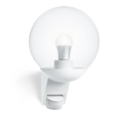 STEINEL L 585 S 005917 IP 44 white / clear светильник с датчиком движения настенный уличный E27 1х60 Вт Steine STEINEL L 585 S 005917 IP 44 white / clear светильник с датчиком движения настенный уличный E27 1х60 Вт Steine