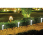 STEINEL GL 80 LED iHF Cubo 055486 IP 44 silver / matt светильник с датчиком движения уличный,9,5Вт,632 Лм STEINEL GL 80 LED iHF Cubo 055486 IP 44 silver / matt светильник с датчиком движения уличный,9,5Вт,632 Лм