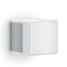 STEINEL L 835 LED iHF Cubo 055523 IP 44  silver / matt светодиодный светильник с датчиком движения настенный