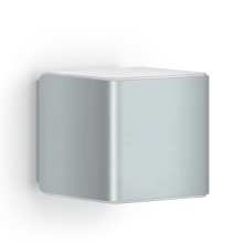 STEINEL L 840 LED iHF Cubo 055547 IP 44  silver / matt светодиодный светильник с датчиком движения настенный