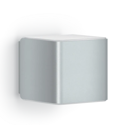 STEINEL L 840 LED iHF Cubo 055547 IP 44  silver / matt светодиодный светильник с датчиком движения настенный