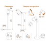 STEINEL Уличный светильник Spot Way Sensor anthracite STEINEL Уличный светильник Spot Way Sensor anthracite