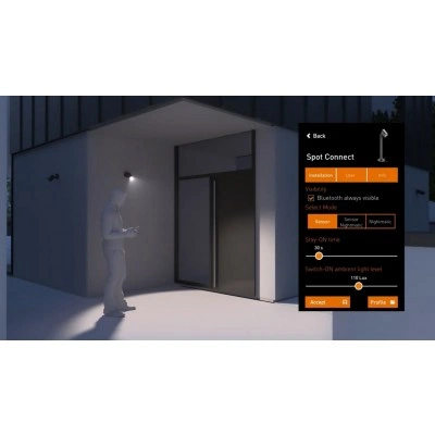 STEINEL Уличный светильник Spot Way Sensor anthracite STEINEL Уличный светильник Spot Way Sensor anthracite