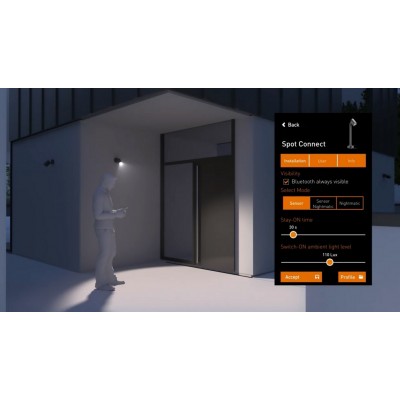 STEINEL Уличный светильник Steinel Spot Way Sensor anthracite STEINEL Уличный светильник Steinel Spot Way Sensor anthracite