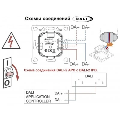 STEINEL Высокочастотный датчик присутствия Hallway DALI-2 IPD UP STEINEL Высокочастотный датчик присутствия Hallway DALI-2 IPD UP