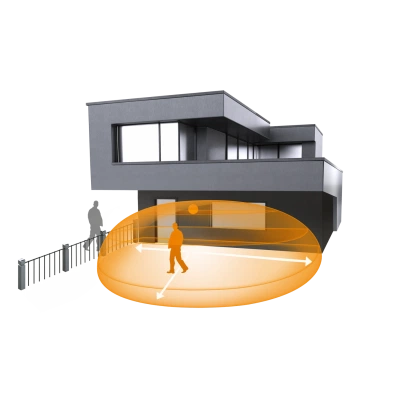 STEINEL iHF 3D connect 066215 IP 54 black / высокочастотный датчик движения настенный, накладной, шт STEINEL iHF 3D connect 066215 IP 54 black / высокочастотный датчик движения настенный, накладной, шт