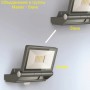 STEINEL Прожектор светодиодный Steinel XLED PRO ONE Plus S anthracite STEINEL Прожектор светодиодный Steinel XLED PRO ONE Plus S anthracite