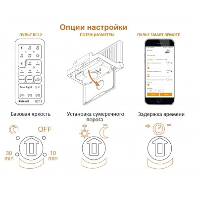 STEINEL Прожектор светодиодный Steinel XLED PRO ONE S anthracite STEINEL Прожектор светодиодный Steinel XLED PRO ONE S anthracite