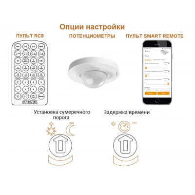 STEINEL Датчик присутствия Steinel PD-24 ECO COM1 DE white STEINEL Датчик присутствия Steinel PD-24 ECO COM1 DE white