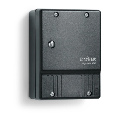 STEINEL NM 3000 550516 IP 54 black / выключатель сумеречный настенный, накладной Steinel